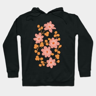 Pink flowers Hoodie